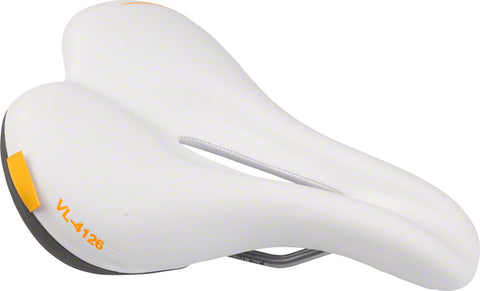 Velo Plush Pump Saddle Steel White WoMen's