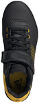 Five Ten Hellcat Pro Clipless Shoe  -  Men's Core Black / Hazy Yellow / Red 7.5