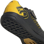 Five Ten Hellcat Pro Clipless Shoe  -  Men's Core Black / Hazy Yellow / Red 8