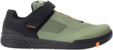 Crank Brothers Stamp SpeedLace Men's Flat Shoe - Green/Orange/Black Size 8.5