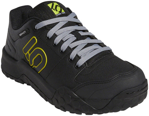 Five Ten Impact Sam Hill Men's Flat Shoe Black/GRAY/Semi Solar Yellow 6