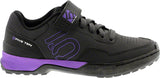 Five Ten Kestrel Lace WoMen's Clipless Shoe Black Purple 8