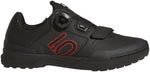 Five Ten Kestrel Pro Boa Clipless Shoe - Men's Core Black / Red / Gray Six 11.5