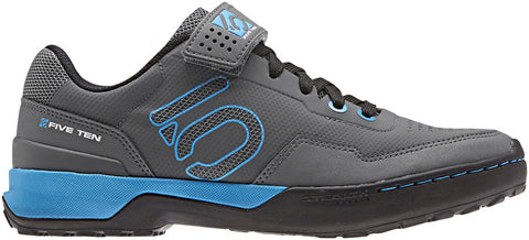 Five Ten Kestrel Lace Clipless Shoe - Women's Grey Five / Shock Cyan / Core