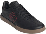 Five Ten Sleuth DLX PU Men's Flat Shoe Black/Scarlet/Gum 7.5