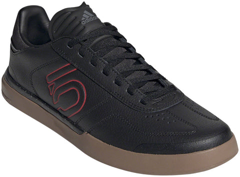 Five Ten Sleuth DLX PU Flat Shoe - Men's Core Black / Scarlet / Gum M2 6