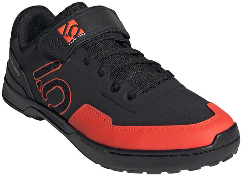 Five Ten Kestrel Lace Clipless Shoe - Men's Core Black / Solar Red / Grey Two 9