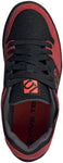 Five Ten Freerider Men's Flat Shoe: Black/Solar Red/Gray Six 12