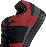 Five Ten Freerider Men's Flat Shoe: Black/Solar Red/Gray Six 9.5