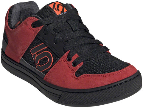 Five Ten Freerider Men's Flat Shoe: Black/Solar Red/Gray Six 10.5