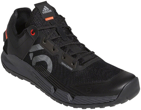 Five Ten Trailcross LT Flat Shoe - Men's Core Black / Grey Two / Solar Red 10.5