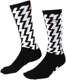 Fist Handwear Bolt Crew Sock - Black/White Large/X-Large