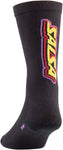 Salsa Cassidy Sock - Black Yellow Red Purple Small/ Medium