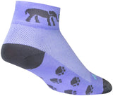 SockGuy Classic e Luv Socks 2 inch Purple WoMen's