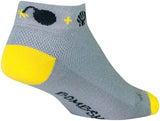 SockGuy Classic Bombshell Socks 1 inch GRAY WoMen's