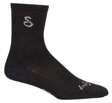 SockGuy Wool Tall Socks 6 inch Black