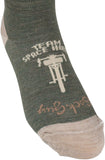 All City Team Space Horse Socks 5 inch Tan/Green