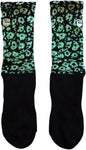 Fist Handwear Croc Crew Sock - Black/Green Medium