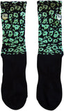 Fist Handwear Croc Crew Sock - Black/Green Medium