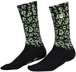 Fist Handwear Croc Crew Sock - Black/Green Large