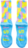 Fist Handwear Fairy Floss Crew Sock - Multi-Color Medium