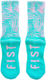 Fist Handwear The Palm Crew Sock - Green/Pink Medium