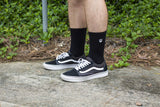 Fist Handwear Black Crew Sock - Black Large