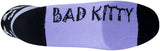 SockGuy Classic Bad Kitty Socks - 2 inch Purple Women's Small/Medium