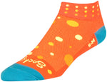 SockGuy Classic Bubbles Socks 1 inch Orange WoMen's