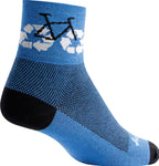 SockGuy Classic Recycle Socks 3 inch Blue