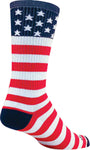 SockGuy Crew USA Flag Socks 6 inch Red/White/Blue