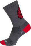 SockGuy SGX Rise and Grind Socks 6 inch GRAY