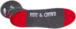 SockGuy SGX Rise and Grind Socks 6 inch GRAY