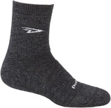 DeFeet Woolie Boolie D-Logo Socks - 4 inch Charcoal Medium