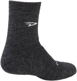 DeFeet Woolie Boolie D-Logo Socks - 4 inch Charcoal X-Large