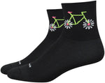 DeFeet Aireator Pedal Power Socks 3 inch Black WoMen's