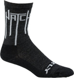 Surly Natch Wool Socks 5 inch Black/White