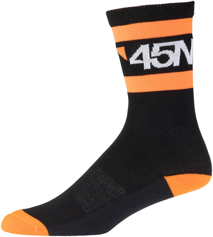 45N Midweight SuperSport Sock 7 Black/Orange