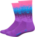 DeFeet Aireatro Barnstormer Ombre Socks 6 inch Wildberry/Dawson/Process