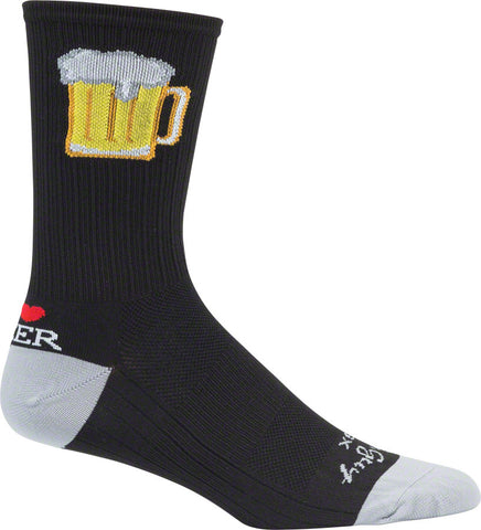 SockGuy SGX Tallboy Socks 6 inch Black