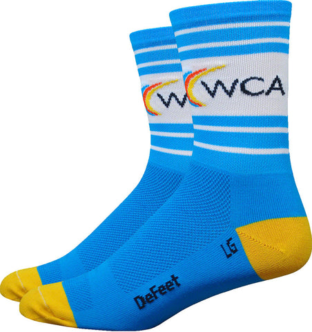 DeFeet Aireator WCA Socks - 3 inch Blue Women's Medium/Large