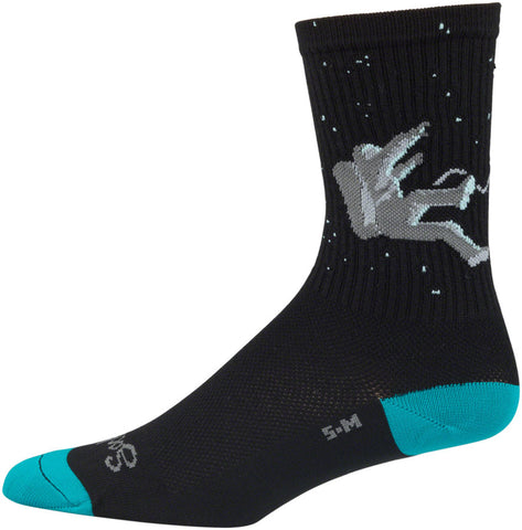 SockGuy Crew Drifter Socks 5 inch Black