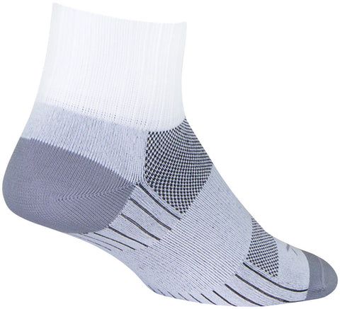 SockGuy SGX Salt Socks 2.5 inch White/GRAY