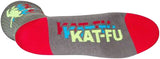 SockGuy Crew KatFu Socks 6 inch GRAY