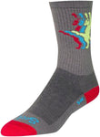 SockGuy Crew KatFu Socks 6 inch GRAY