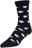 SockGuy SGX Wool Mugs Socks - 6 inch Black/White Small/Medium