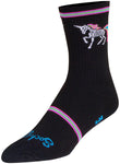 SockGuy Dark Magic Crew Socks - 6 inch Black/Multi Large/X-Large