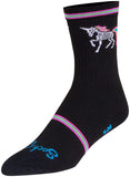 SockGuy Dark Magic Crew Socks - 6 inch Black/Multi Large/X-Large