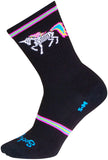 SockGuy Dark Magic Crew Socks - 6 inch Black/Multi Large/X-Large