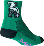 SockGuy Dank Classic Socks - 3 inch Green/Multi Large/X-Large